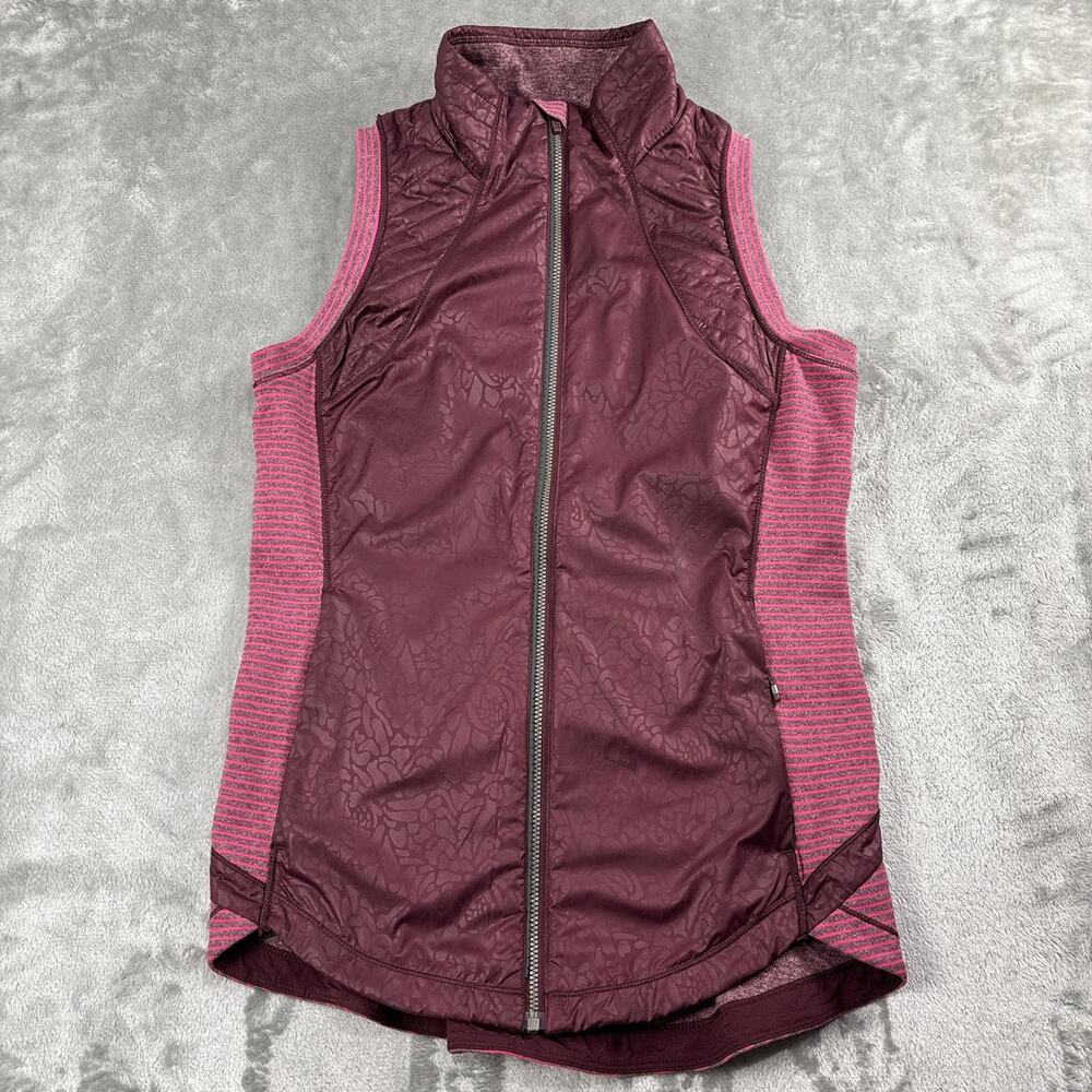 Lululemon Preppy Athletica Vest Puffer Quilted Sleeveless Casual Women’s Size 6